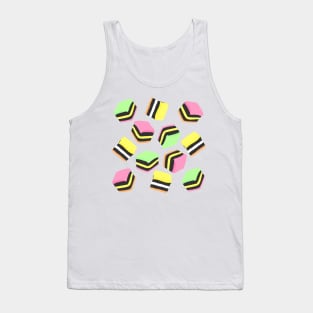 Licorice Allsorts Candy Lollies Tank Top